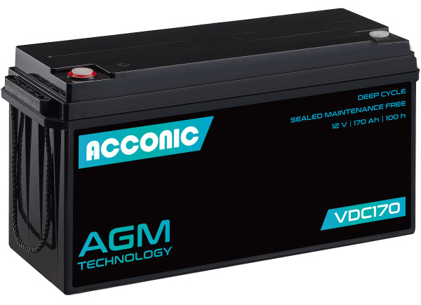ACCONIC VDC170 Deep Cycle AGM 170Ah Batterie
