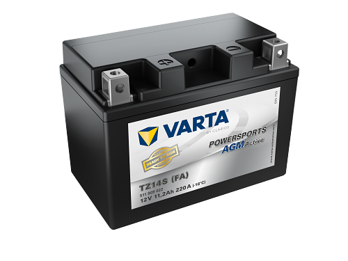 VARTA Powersports AGM ACTIVE YTZ14S 11Ah Motorradbatterie 12V (511909022)