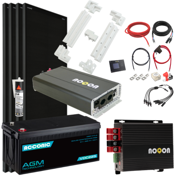 Wohnmobil Komplett-Set LARGE - mit AGM Batterie