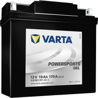 VARTA Powersports GEL 19Ah Motorradbatterie 12V G19 (DIN 51913)
