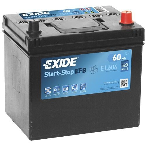 Exide EL604 EFB Autobatterie 60Ah 565 501 065