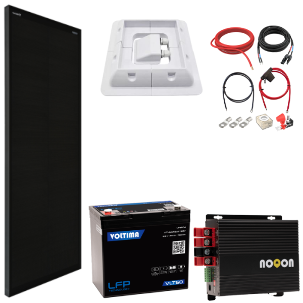 Wohnmobil Ladebooster-Set SMALL - mit Lithium Batterie