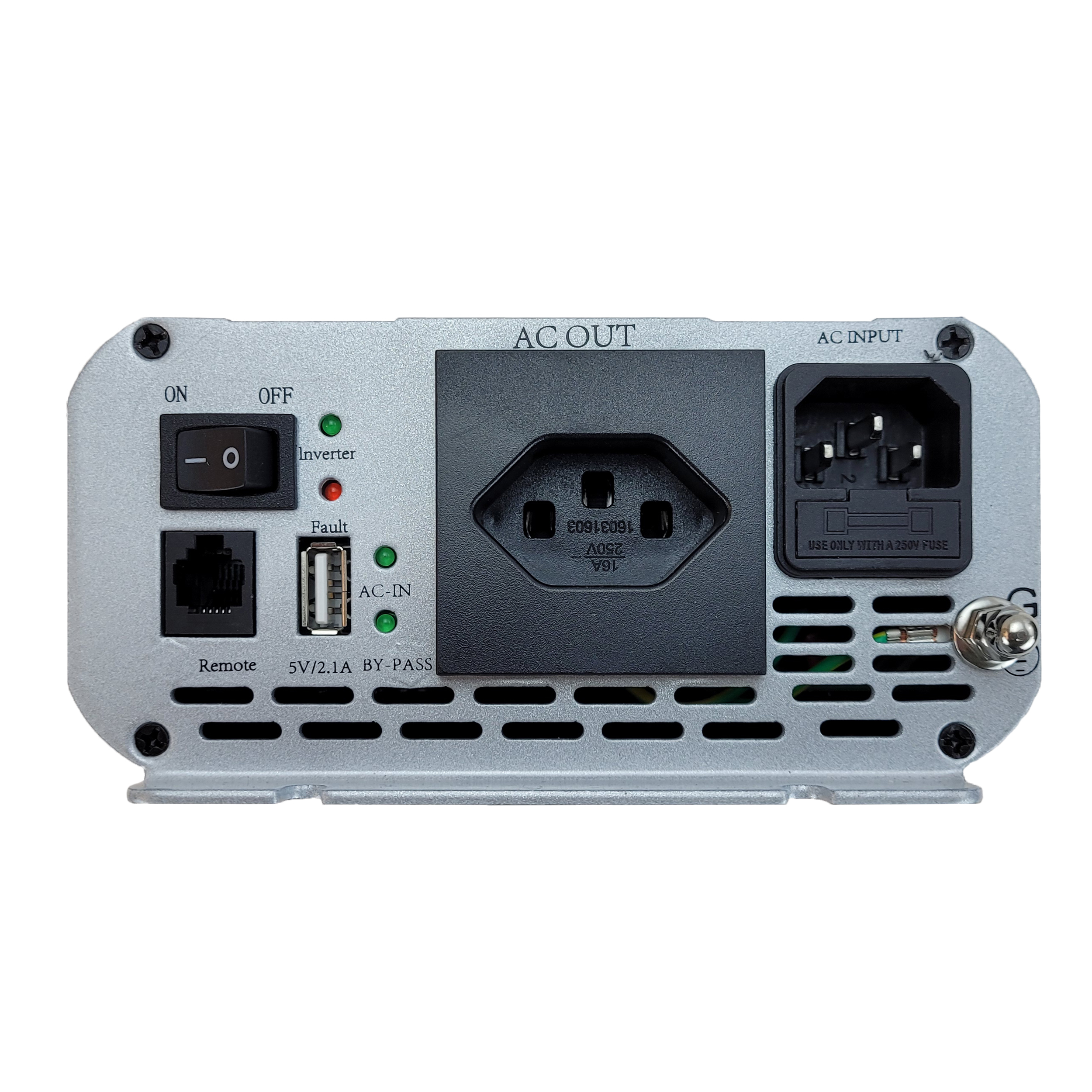 NOQON NSC1024 1000W/24V Sinus-Wechselrichter mit Ladegerät, NVS- und USV- Funktion