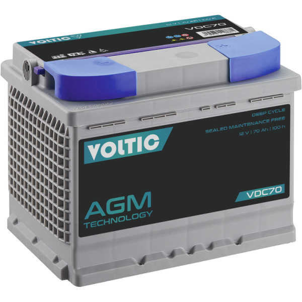 VOLTIC VDC70 Deep Cycle AGM 70Ah Batterie