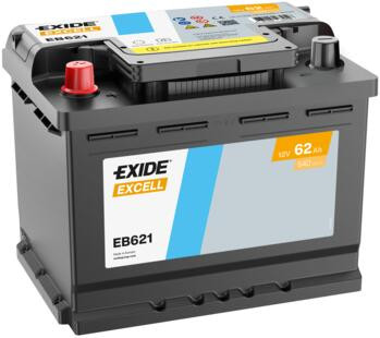 Exide EB621 Excell 62Ah Autobatterie 560 127 054