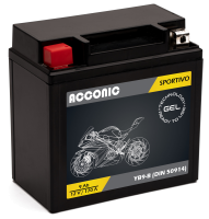 ACCONIC Sportivo GEL YB9-B Motorradbatterie 9Ah 12V (DIN 50914)