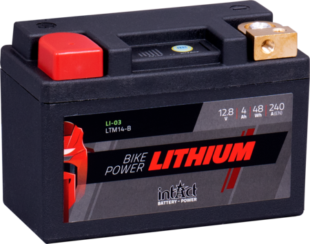 Intact LI-03 Bike-Power Lithium 4Ah Motorradbatterie LTM14-B