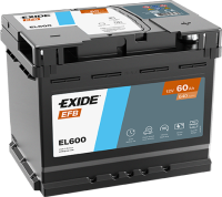 Exide EL600 EFB Autobatterie 60Ah 560 500 064