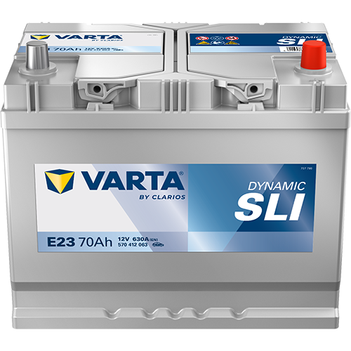 Varta E23 Dynamic SLI 570 412 063 Autobatterie 70Ah (Blue Dynamic)