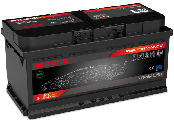 ACCONIC VP61051 Performance 110Ah Autobatterie 610 402 092