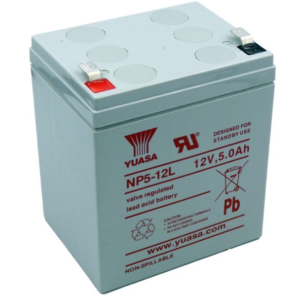 Yuasa NP5-12L 12V 5Ah USV-Batterie