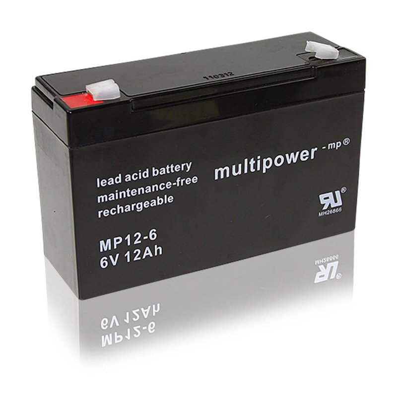 Multipower MP12-6 6V 12Ah USV-Batterie