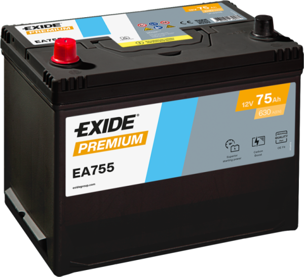 Exide EA755 Premium 75Ah Autobatterie 570 413 063