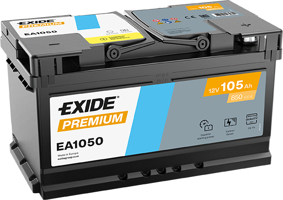 Exide EA1050 Premium 105Ah Autobatterie