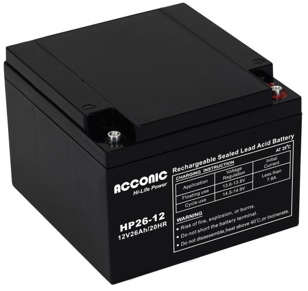 Acconic HP26-12 Hi-Life Power AGM 12V 26Ah Bleiakku