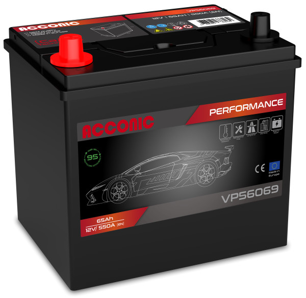 ACCONIC VP56069 Perfomance 65Ah Autobatterie 560 411 054