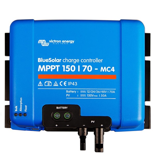 Victron Energy BlueSolar 150/70-MC4 MPPT Solar-Laderegler 70A 12/24/36/48V