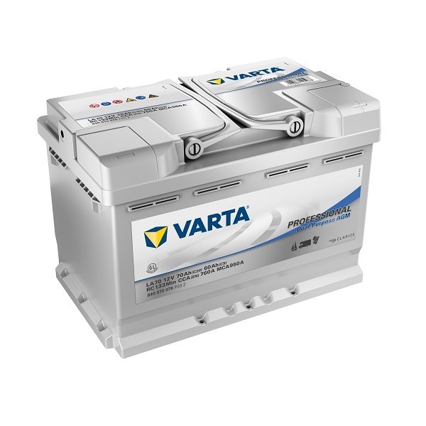 Varta LA70 Professional AGM 70AH Batterie 
