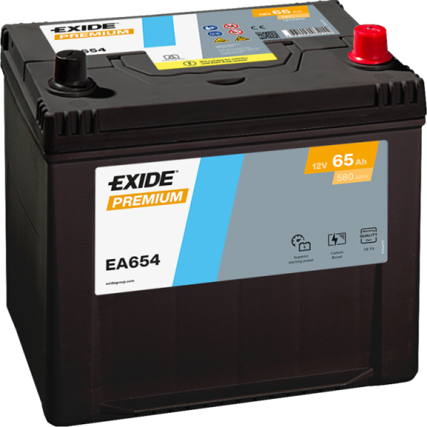 Exide EA654 Premium 65Ah Autobatterie 560 410 054