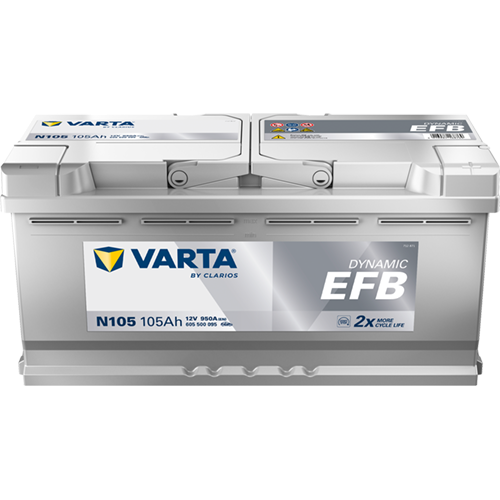 Varta N105 Dynamic EFB 605 500 095 Autobatterie 105Ah