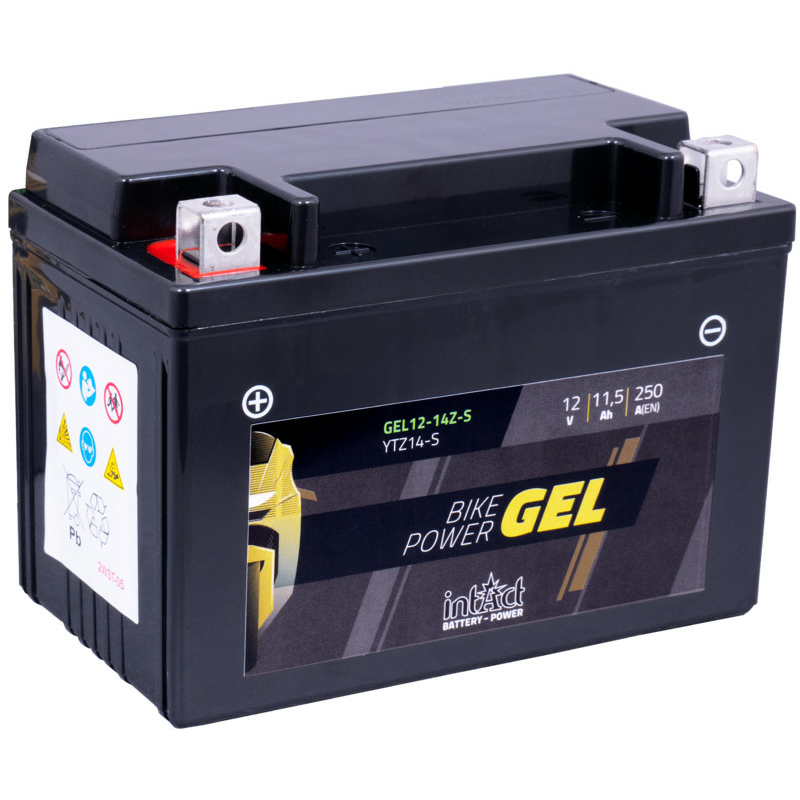 Intact GEL12-14ZS Bike-Power GEL 11,5Ah Motorradbatterie (DIN
