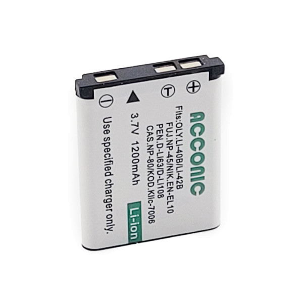 Acconic Photon Series LI-40B-42B Ersatz Akku für Kodak LI-40B Klic 7006 Nikon