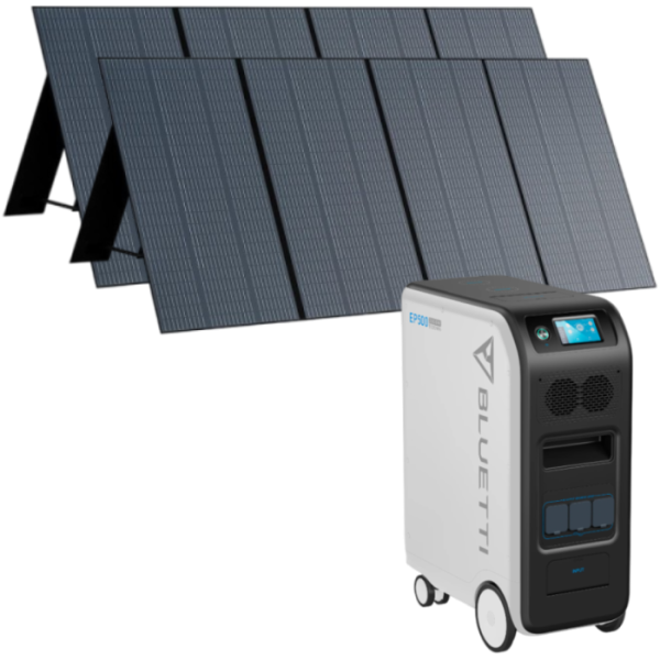 BLUETTI EP500 Powerstation-Set mit 2x 420Wp Solarmodul