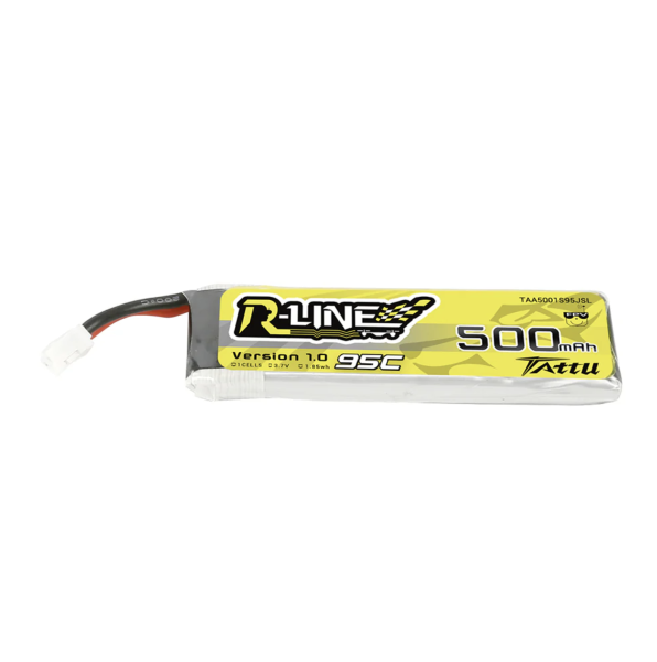 Tattu 500mAh 3.7V 95C 1S1P R-Line Lipo Batterie TAA5001S95JSL