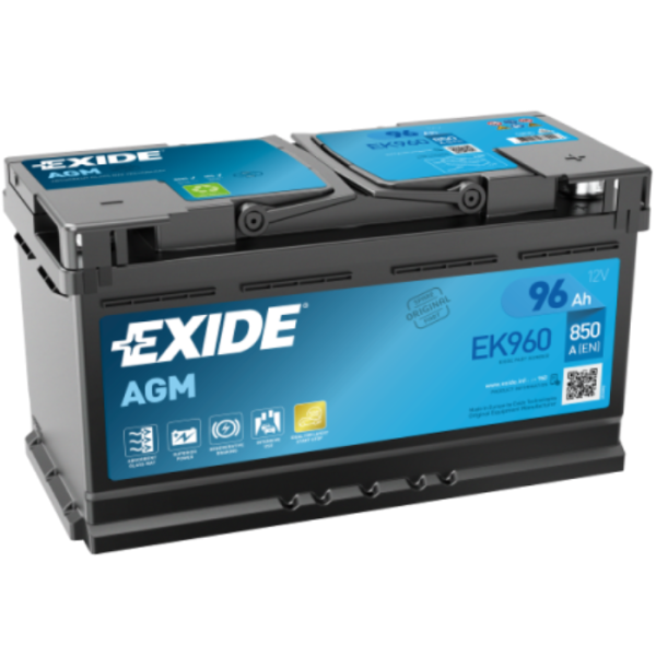 Exide EK960 AGM 96Ah Autobatterie 595 901 085