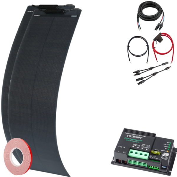 Marine Solar-Set MEDIUM - ohne Batterie