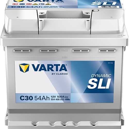 Varta C30 Dynamic SLI 554 400 053 Autobatterie 54Ah (Silver Dynamic)
