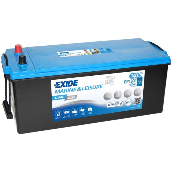 Exide-EP1200-Dual-AGM-140Ah-Batterie