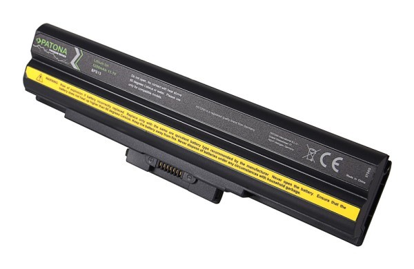 Premium Akku f. Sony BPS13 without CD black Vaio VGN-CS11S/P VGN-CS11S/Q VGP- von Patona