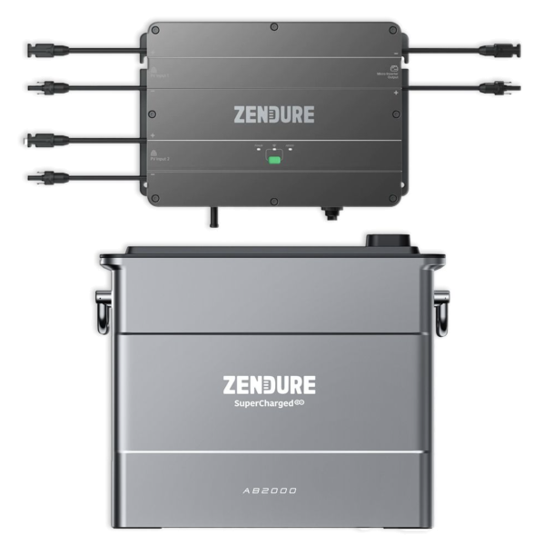 Zendure SolarFlow Set Smart PV Hub 1200 mit 1x AB2000 Erweiterungsbatterie