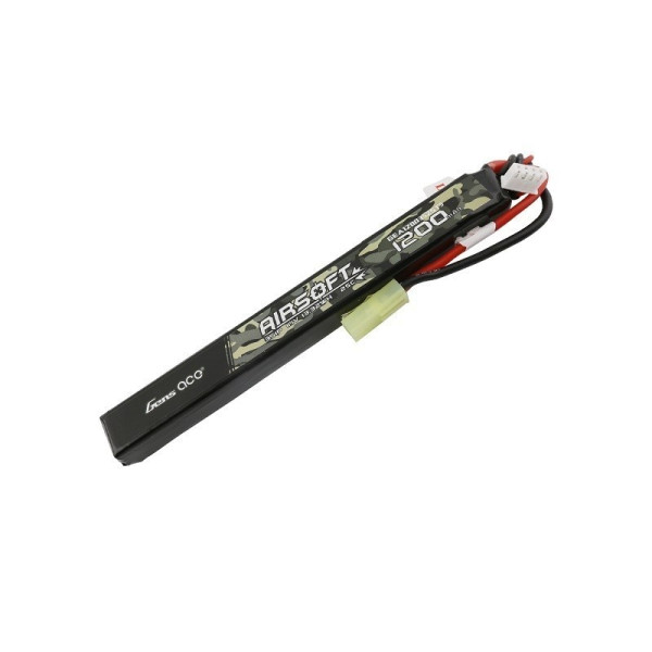 Gens ace 1200 mAh 11,1 V 25C 3S1P Airsoft Gun Lipo Batterie mit Mini-Tamiya-Stecker, lange Größe GEA