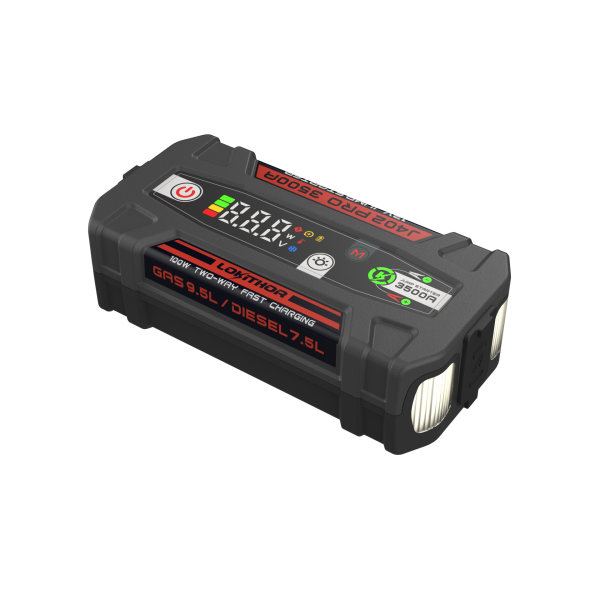LOKITHOR J402 Pro Starthilfegerät 3500A mit Powerbank und LED