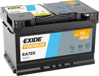 Exide EA722 Premium Carbon Boost 72Ah Autobatterie 574 402 075