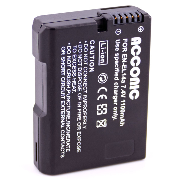 Acconic Photon Series EN-EL14a Ersatz Akku für Nikon EN-EL14a CoolPix P7000 P7100