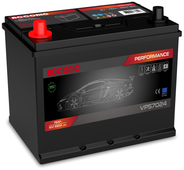 ACCONIC VP57024 Performance 75Ah Autobatterie 570 413 063