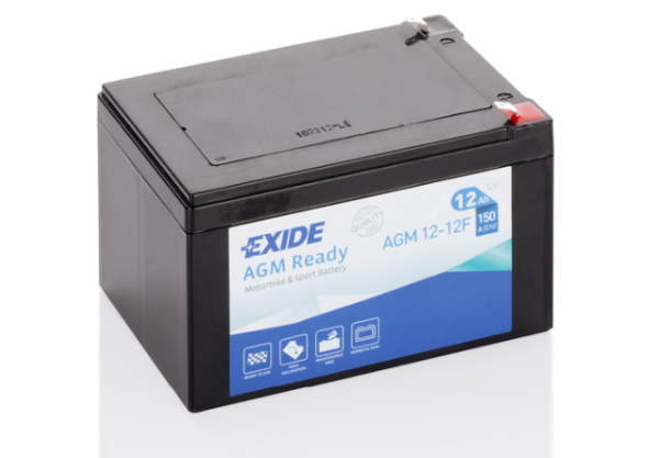Exide AGM Ready AGM12-12F Motorradbatterie 12Ah