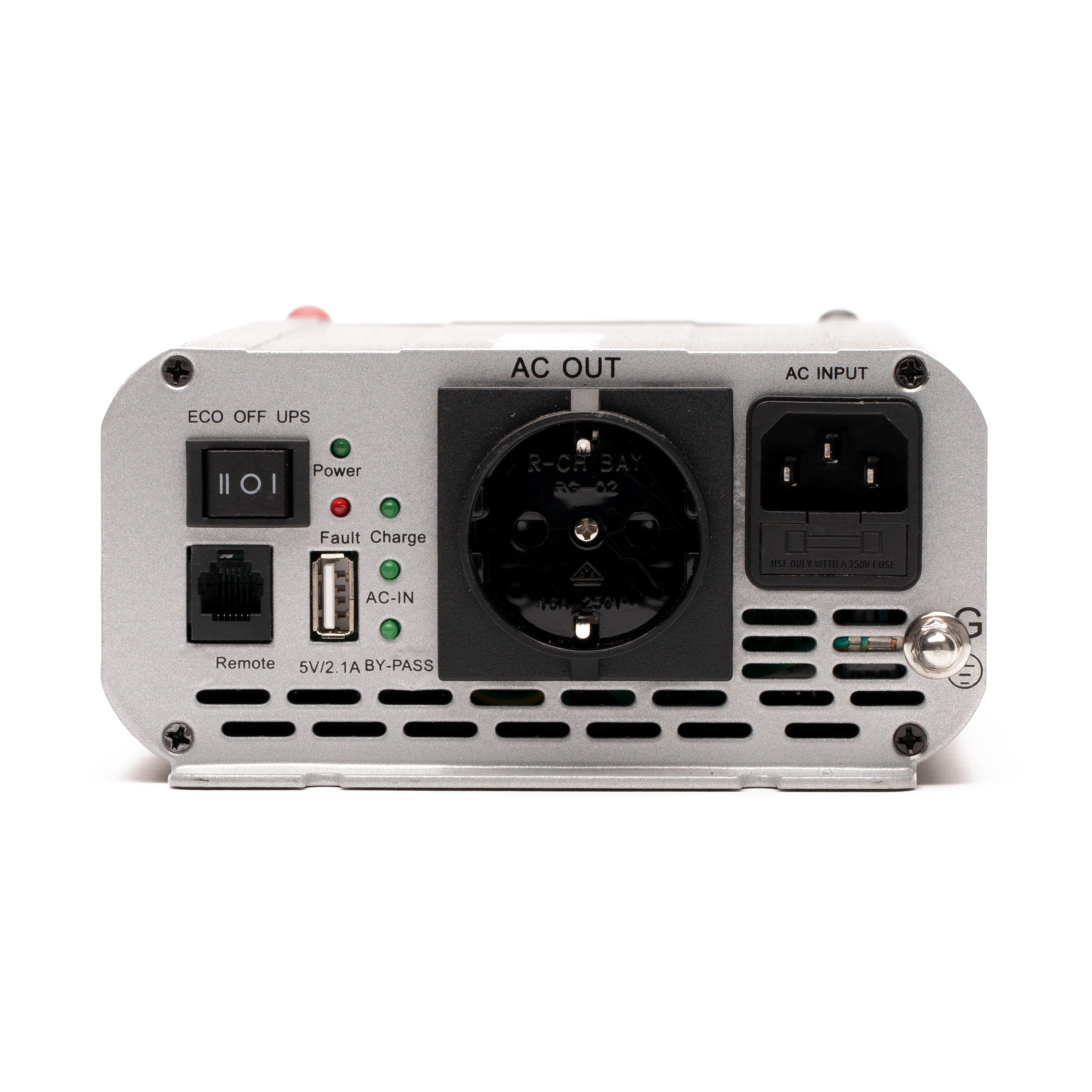 NOQON NSC312 300W/12V Sinus-Wechselrichter mit Ladegerät, NVS- und