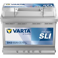 Varta D43 Dynamic SLI 560 127 054 Autobatterie 60Ah (Blue Dynamic)