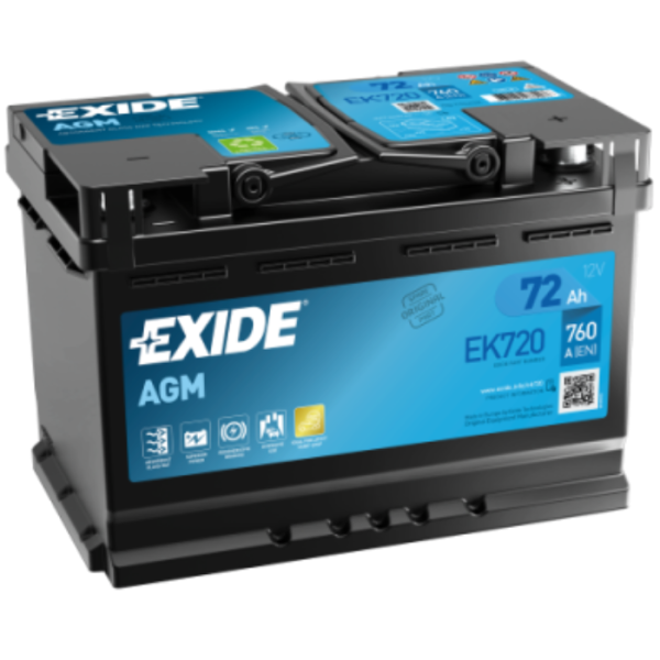 Exide EK720 AGM 72Ah Autobatterie 570 901 076