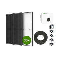 Solaranlage 13 kWp Komplettset mit Growatt Wechselrichter