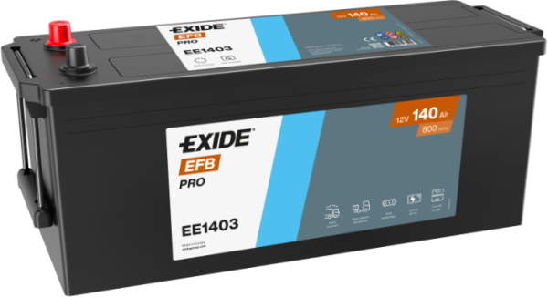 Exide EE1403 StrongPRO EFB+ 140Ah LKW-Batterie