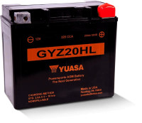 Yuasa GYZ20HL AGM Motorradbatterie 20Ah 12V YTX20HL-BS (DIN 82003)