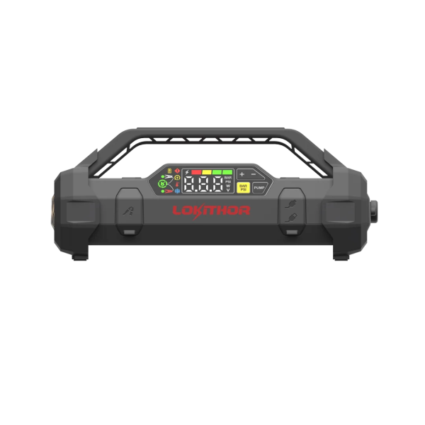LOKITHOR JA301 Pro 12V 2500A Jump Starter & Luftkompressor 150 PSI