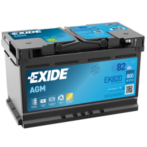 Exide EK820 AGM 82Ah Autobatterie 580 901 080