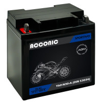 ACCONIC Sportivo AGM Y60-N30-A Motorradbatterie 30 Ah 12V (DIN 53034)