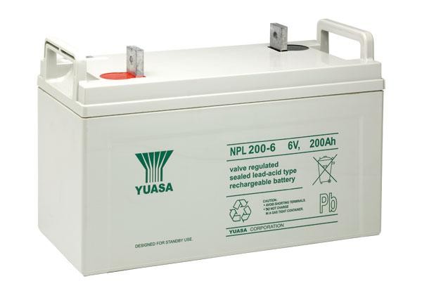 Yuasa NPL200-6 12V 200Ah USV-Batterie - Longlife
